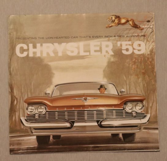 Försäljningsbroschyr Chrysler 1959