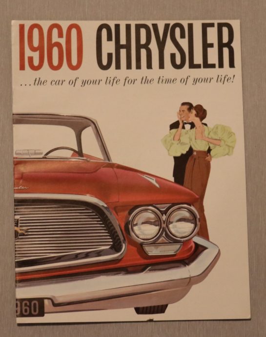 Försäljningsbroschyr Chrysler 1960