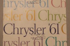 Försäljningsbroschyr Chrysler 1961