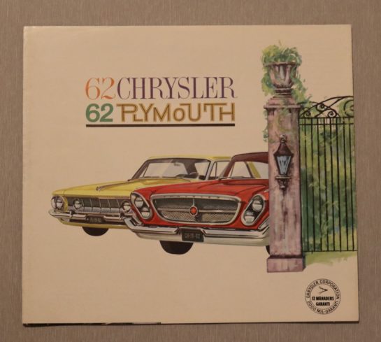 Försäljningsbroschyr Chrysler & Plymouth 1962
