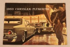 Försäljningsbroschyr Chrysler & Plymouth 1963