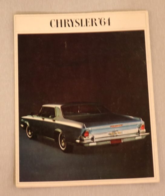 Försäljningsbroschyr Chrysler 1964