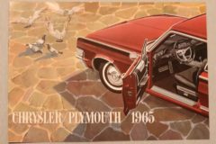 Försäljningsbroschyr Chrysler & Plymouth 1965