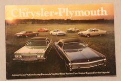 Försäljningsbroschyr Chrysler & Plymouth 1973