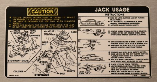 Jack Instruction Electra, Le Sabre 1971