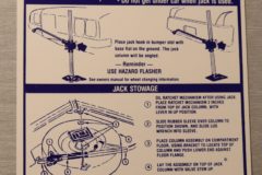 Jack Instruction GTO, Lemans 1971-72