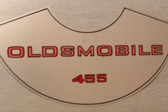 Luftrenar Dekal Oldsmobile "455" 1975-80