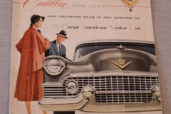 Försäljningsbroschyr Cadillac 1954