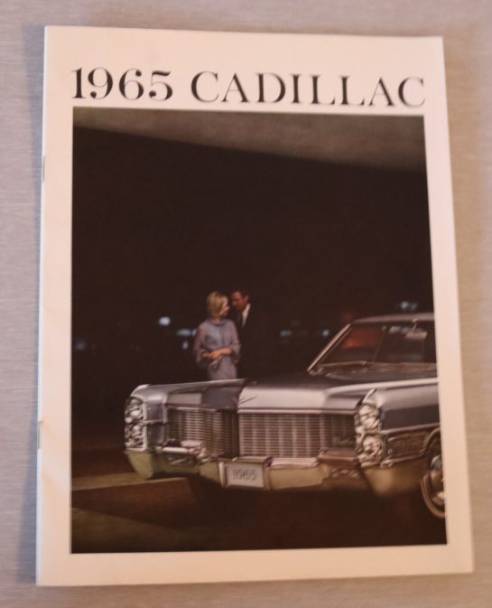 Försäljningsbroschyr Cadillac 1965
