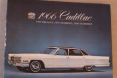Försäljningsbroschyr Cadillac 1966