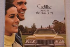 Försäljningsbroschyr Cadillac 1973