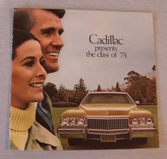 Försäljningsbroschyr Cadillac 1973