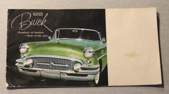 Försäljningsbroschyr Buick 1955