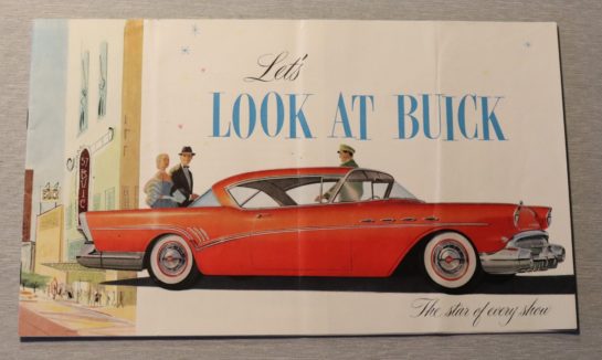 Försäljningsbroschyr Buick 1957