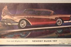 Försäljningsbroschyr Buick 1957 Folder