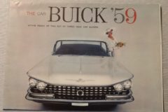 Försäljningsbroschyr Buick 1959 Folder