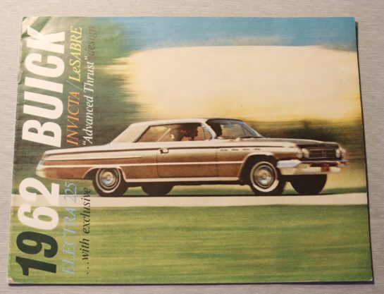 Försäljningsbroschyr Buick 1962