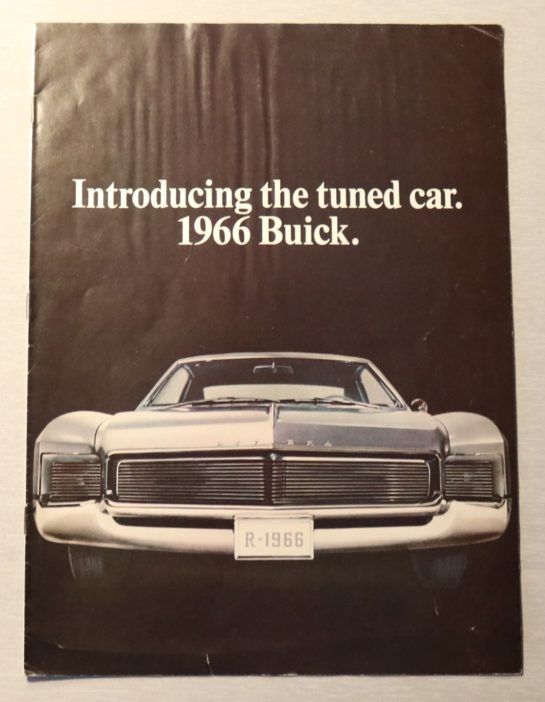 Försäljningsbroschyr Buick 1966