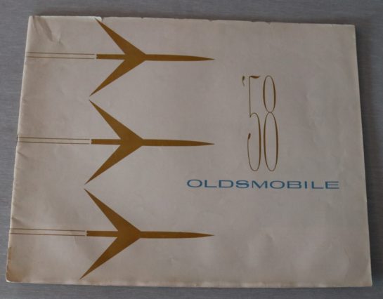 Försäljningsbroschyr Oldsmobile 1958