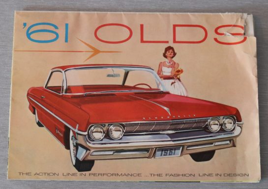 Försäljningsbroschyr Oldsmobile 1961