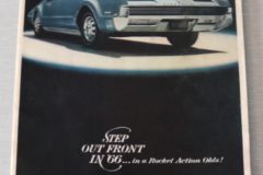 Försäljningsbroschyr Oldsmobile 1966