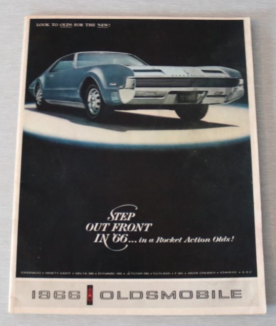 Försäljningsbroschyr Oldsmobile 1966