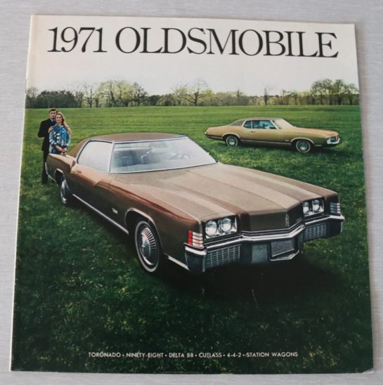 Försäljningsbroschyr Oldsmobile 1971