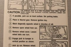 Jack Instruction Dodge 1962 (Ej 88)