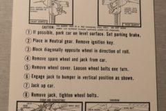 Jack Instruction Valiant 1963-64