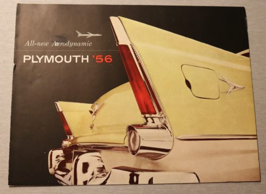 Försäljningsbroschyr Plymouth 1956