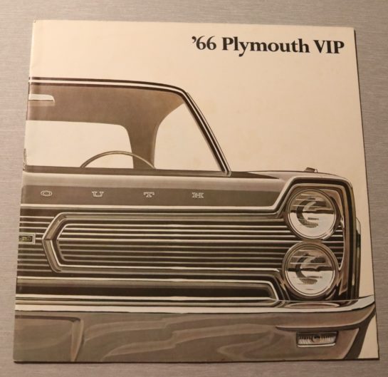 Försäljningsbroschyr Plymouth 1966