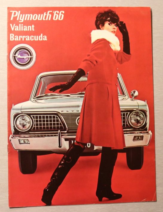 Försäljningsbroschyr Plymouth & Valiant & Barracuda 1966