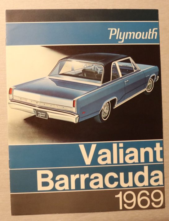 Försäljningsbroschyr Plymouth Valiant & Barracuda 1969