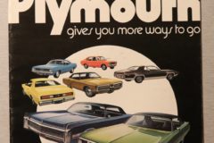 Försäljningsbroschyr Chrysler & Plymouth 1972