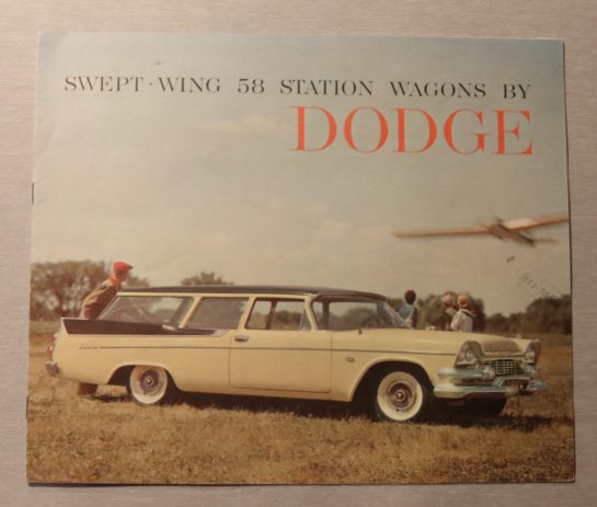 Försäljningsbroschyr Dodge STW 1958