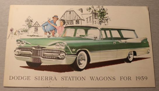 Försäljningsbroschyr Dodge Sierra 1959