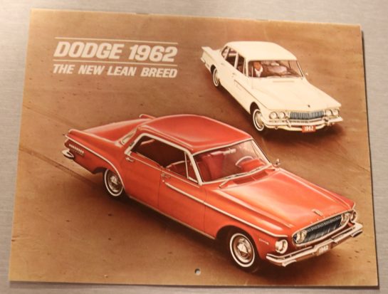 Försäljningsbroschyr Dodge 1962