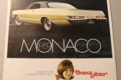 Försäljningsbroschyr Monaco 1969