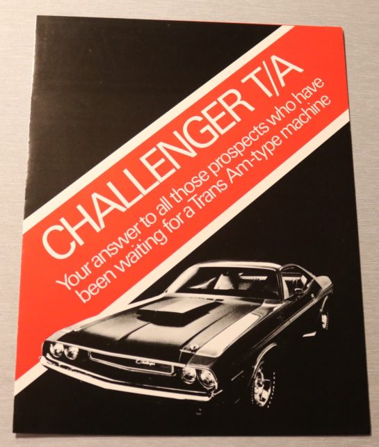 Försäljningsbroschyr Challenger T/A 70