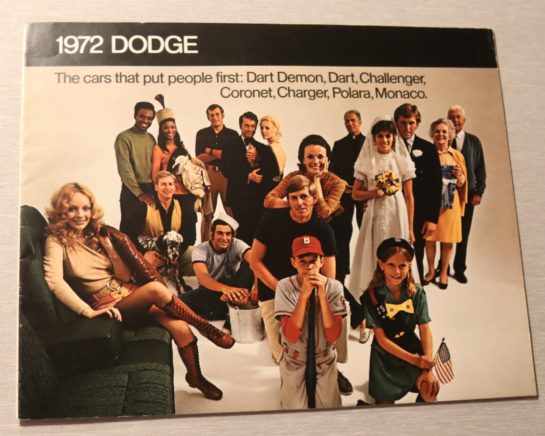 Försäljningsbroschyr Dodge 1972