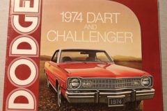Försäljningsbroschyr Challenger & Dart 1974