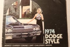 Försäljningsbroschyr Dodge 1974