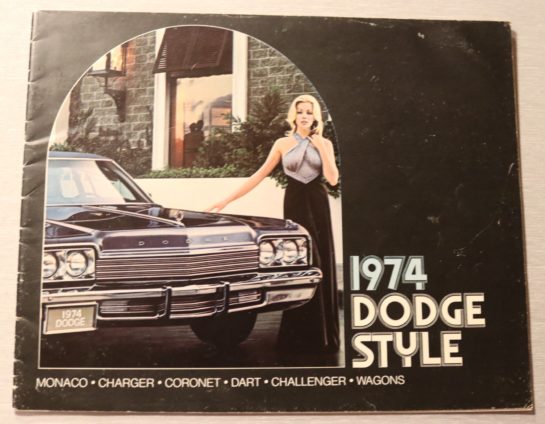 Försäljningsbroschyr Dodge 1974