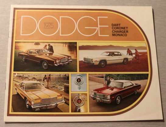 Försäljningsbroschyr Dodge 1975