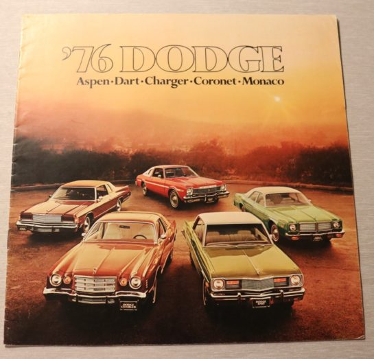 Försäljningsbroschyr Dodge 1976