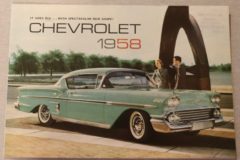Försäljningsbroschyr Chevrolet 1958