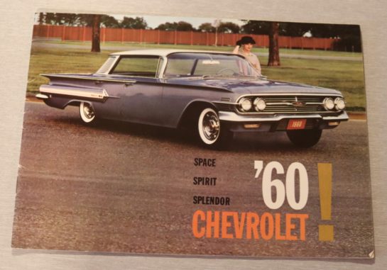 Försäljningsbroschyr Chevrolet 1960