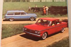 Försäljningsbroschyr Corvair 1961
