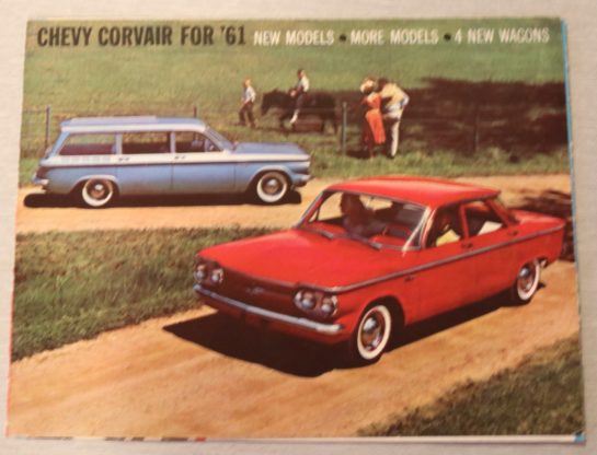Försäljningsbroschyr Corvair 1961