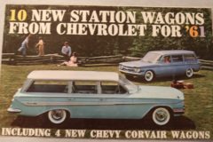 Försäljningsbroschyr Chevrolet & Corvair STW 1961